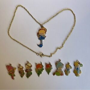 Herself the Elf Necklace 1980s Animated Cartoon Friends Charms Nostalgia NEW